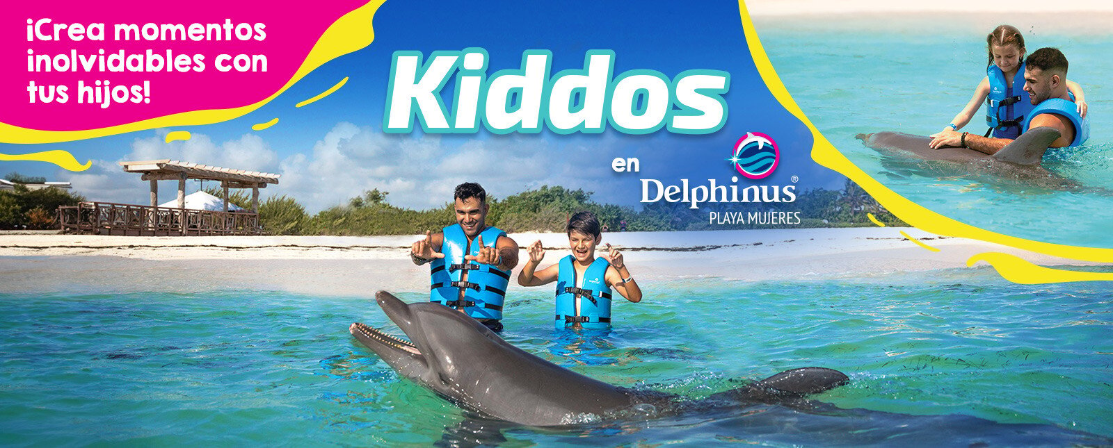 Nado con delfines cancun riviera maya costa mujeres